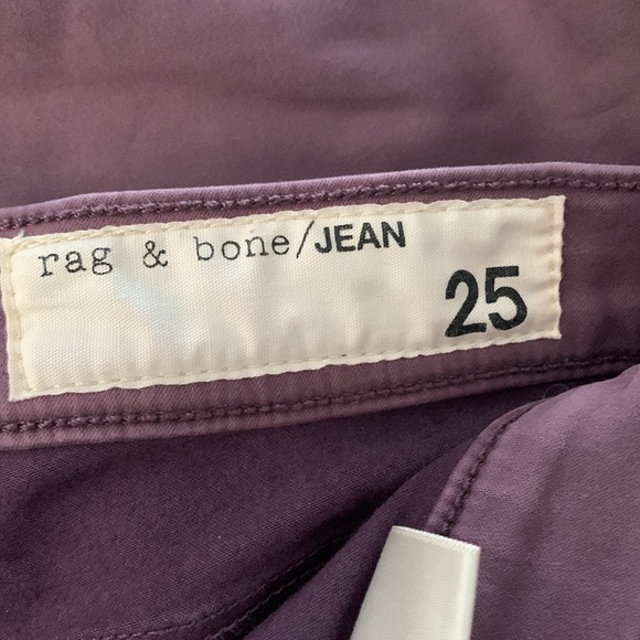 Rag & Bone Jegging Wine Ombre Jean Size 25 - Picture 7 of 10
